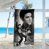 Elvis Presley Customizable Name Beach Towel Soft Durable Quick-Dry Portable for SwimmingBeachCamping Travel Beach AccessoriesGym