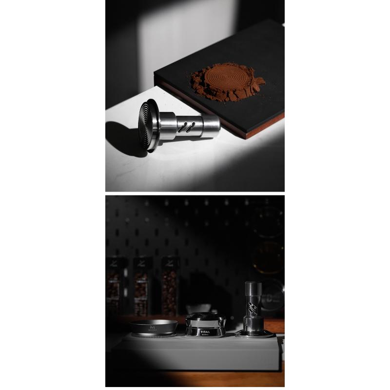 Ударный тампер для эспрессо 51 мм 53 мм 58,35 мм из нержавеющей стали с регулируемой глубиной распределения кофейные принадлежности инструмент