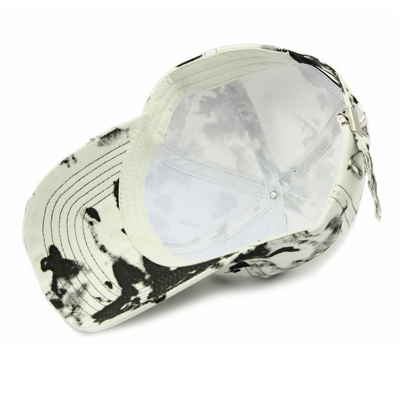 Бейсболка тай-дай мужская уличная солнцезащитная шляпа от солнца женская граффити солнцезащитная кепка