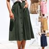 Women Loose Pocket Skirt Spring and Summer Skirt In Stock Casual All-match