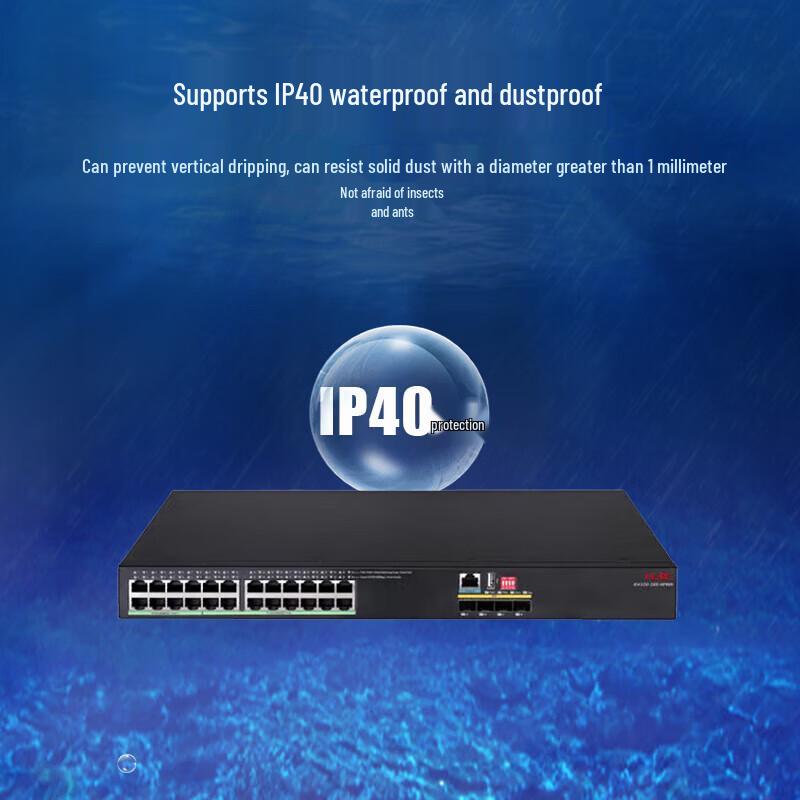 H3C IE4320-28S-HPWR 28-Port Industrial L3 PoE Switch