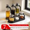 MAXCOOK High Borosilicate Glass Oil Pot & Seasoning Jar Set