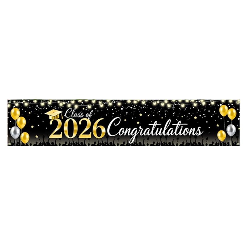 Баннеры для выпускного 2026 года Большого размера Для церемоний 2026 года Школьного мероприятия И групповых фотографий Фон для выпускного Украшения