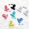 Yimu Candy Color Mini Metal Swallowtail Clips for Files and Tickets