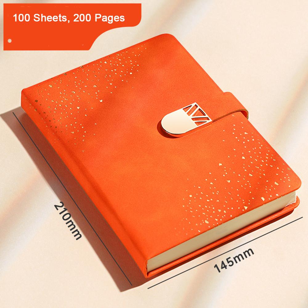 (Логотип можно выгравировать) Деловой блокнот А5 со звездным небом, предметная тетрадь, кожаный блокнот, дневник с пряжкой