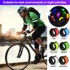 6Pcs LED Light Up Clap Wristband Glow In The Dark Clap Bracelet Running Arm Band Night Safety Cycling Walking Reflective Strips 3 Modes Wrist Light