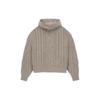 Fear of God Толстовка с капюшоном Essentials Cable Knit Core Heather Мужские топы Коричневый 192BT234394F