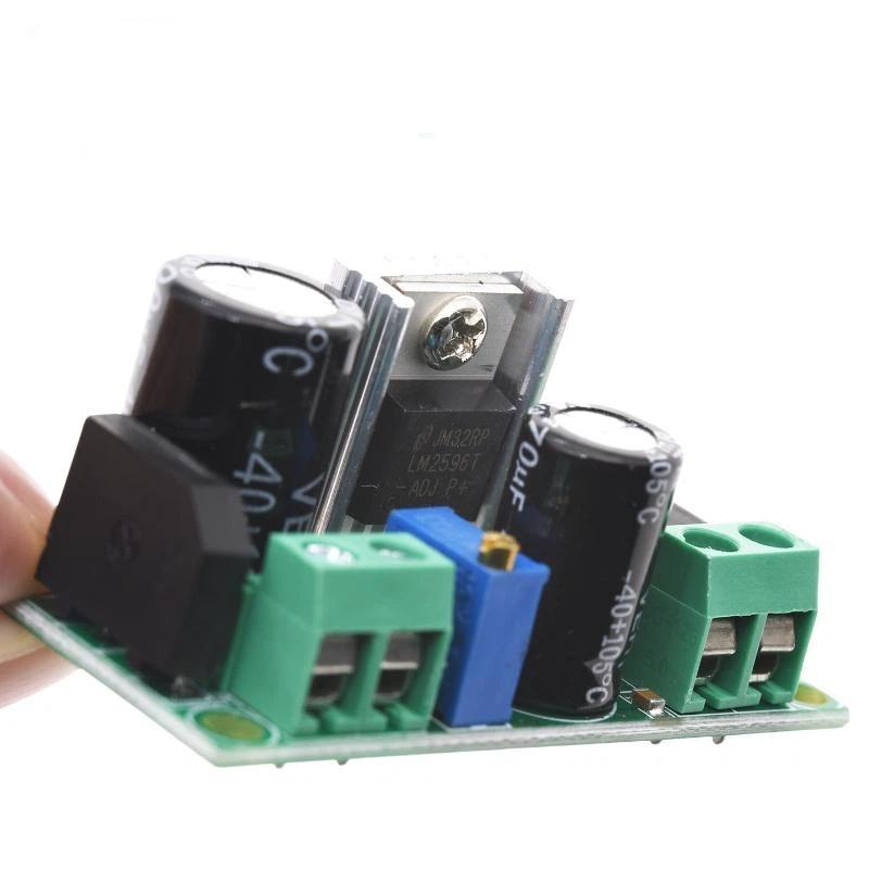 Ac/Dc To Dc Step Down Converter Module Lm2596Hv Ac5V~Ac30V Dc5V-48V Adjustable Step-Down Power Supply