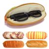 Gift Portable Polyester Simulation Bread Pencil Bag Storage Bag Large Capacity Zipper Pencil Case