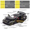 1:24 Skyline Ares Nissan GTR R34 R35 Модель легкосплавного спортивного автомобиля Литая металлическая гоночная модель автомобиля Моделирование Звук и свет Детский подарок