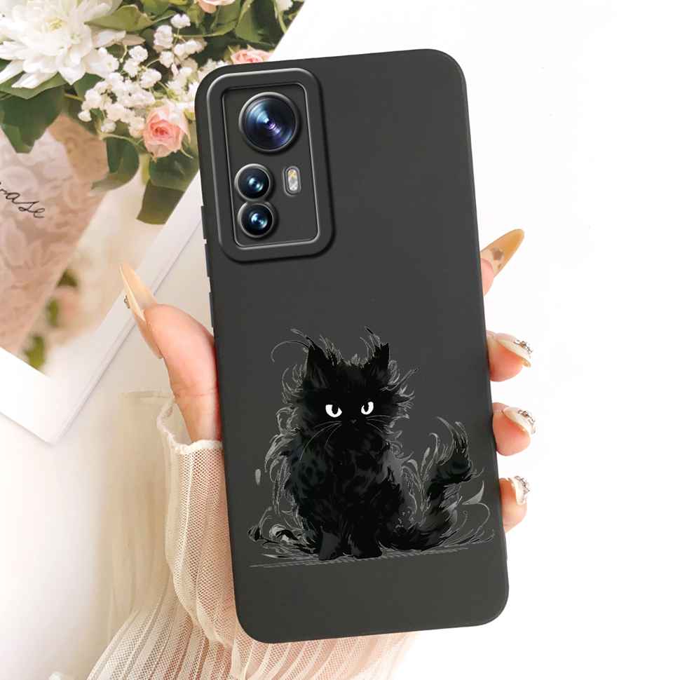 For Xiaomi Mi 12 Pro 2201122C Case Bright Flowers LOVE Silicone Soft Back Cover For Xiaomi MI12 PRO Mi 12S Pro 6.73" Phone Cases