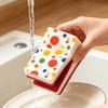 Thickened Sponge Sponge Scrubber Absorbent Kitchen Cleaning Sponge  Kitchen Cleaning Tool