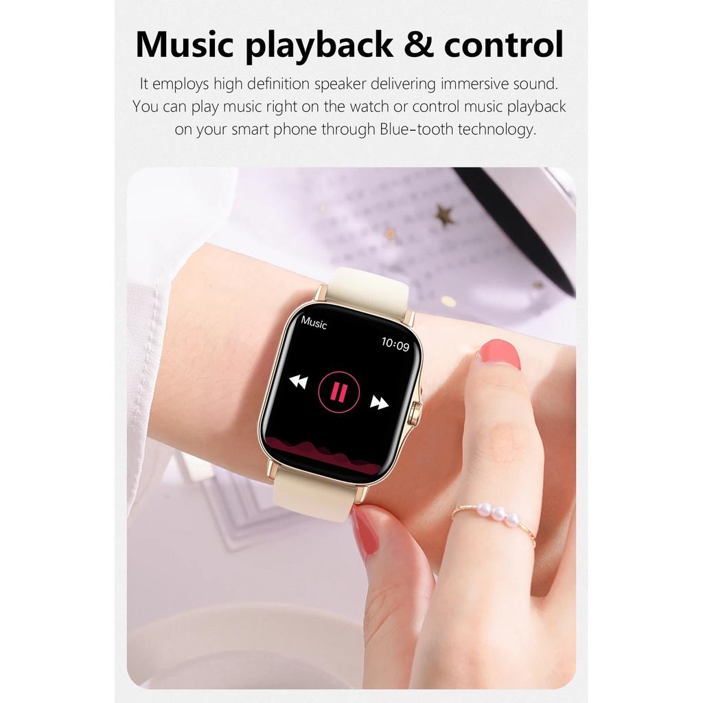 Новые умные часы для мужчин и женщин, подарок для Xiaomi, полный сенсорный экран, спортивные фитнес-часы, BT Call, цифровые умные часы, наручные часы