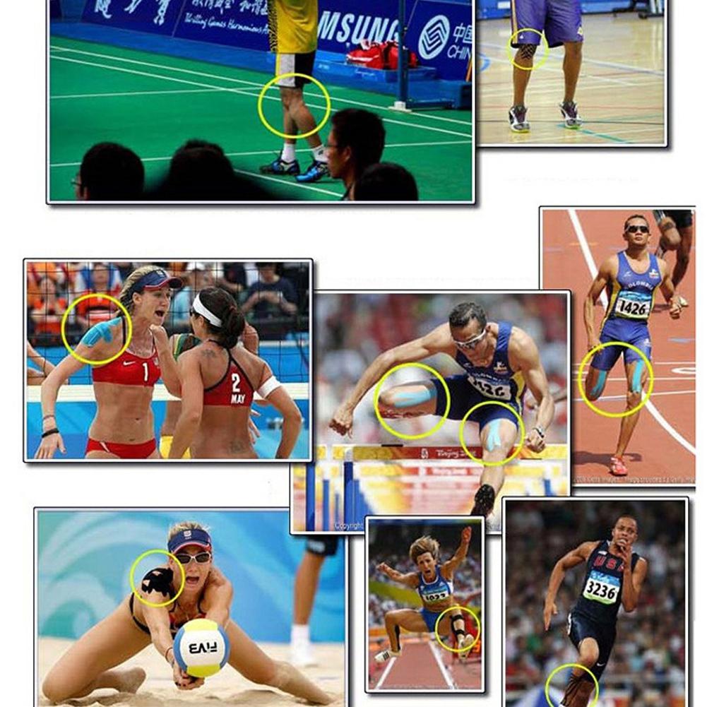 1 Roll Professional White Athletic Trainer Care Tape Sport Binding Strapping Joints Support