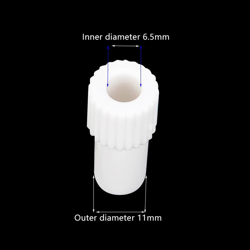 10Pcs Durable Plastic Dental Suction Tube Adapter Two Different Sizes Stable Connection For Dental Clinics Daily Use