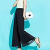Shop   Women Waistband Summer Chiffon Wide Pants Won Wpt Wbcabee