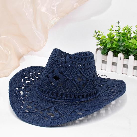 Соломенная шляпа с защитой UPF 50+ Дышащее плетение из соломы Защита от солнца