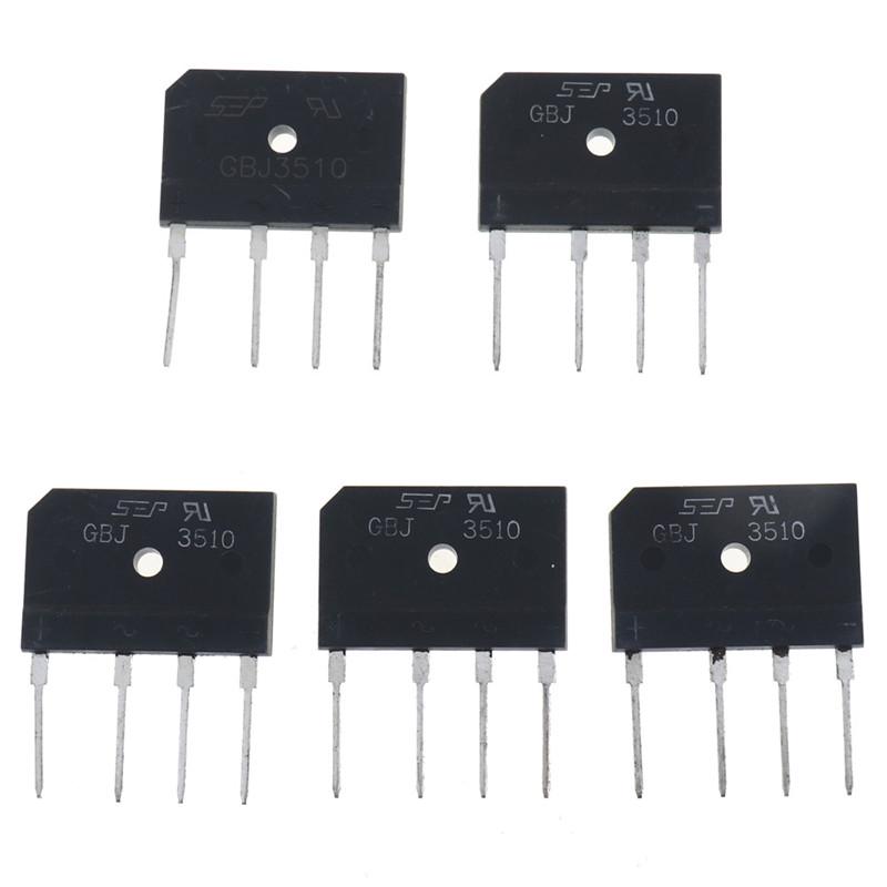 5шт 35А 1000В диодный мостовой выпрямитель Gbj3510