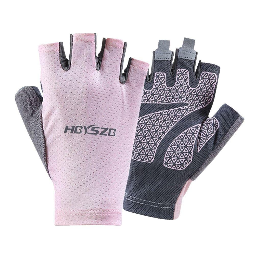 Велосипедное снаряжение Перчатки Ice Silk Рукавицы для вождения и рыбалки Перчатки для езды на велосипеде Рукавицы с полупальцами