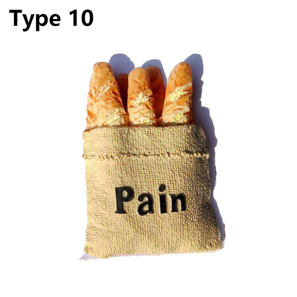 Tools Refrigerator Ornament Bread Egg Milk Fridge Magnet Magnetic Stickers Cartoon Food Shape