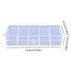 Portable Transparent Plastic Storage Box Compartment Container For Beads Jewelry