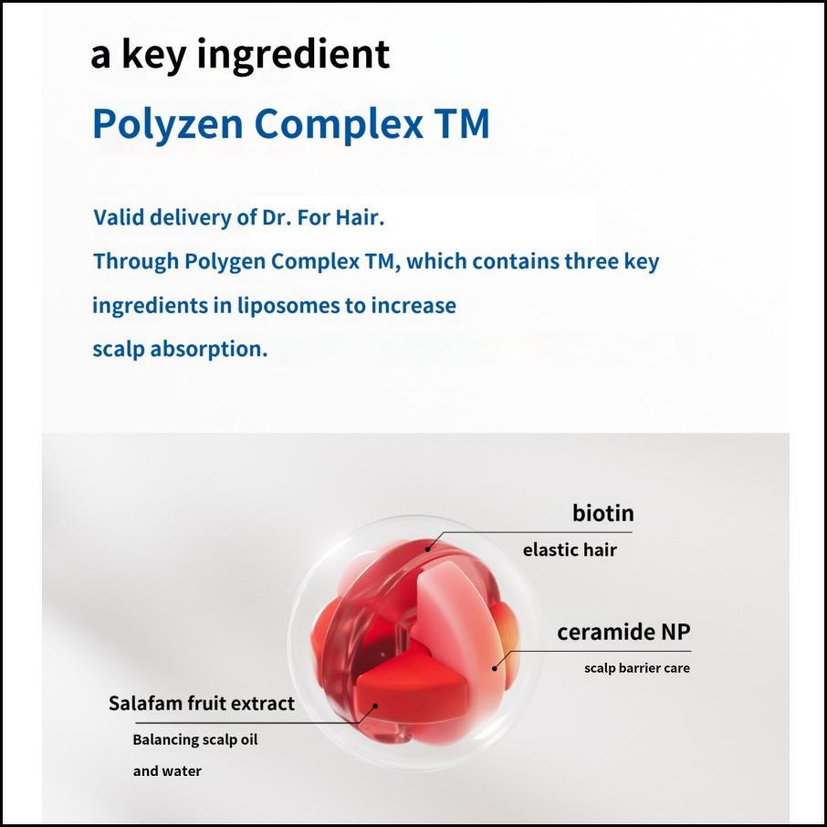 DR.FORHAIR Folligen Deep Clean Cooling Shampoo 500 мл Охлаждающий и освежающий очищающий шампунь для жирной кожи головы