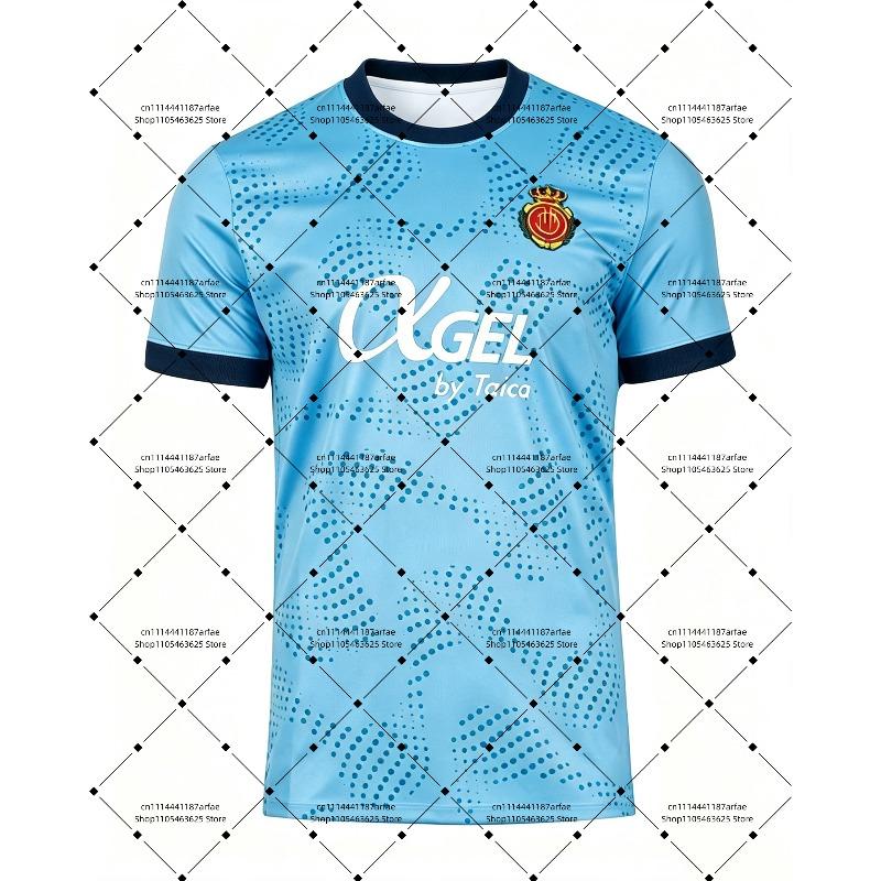 Домашняя и гостевая футболка RCD Mallorca 26-27 с 3D-цифровой печатью, удобный и дышащий спортивно-повседневный топ