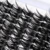 Европейские и американские густые завитые натуральные черные накладные ресницы - 80 шт./100 шт. Большая емкость