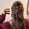 Korean Style Vertical Clip Hairpin Korean Hair Clip Sweet Plastic Banana Clip  Women