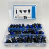 40-Piece 8mm Pneumatic Quick Connector Set: Includes 10 Distributors, 10 Elbows, 10 Straight, and 10 Tees