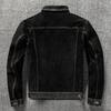 Мужская куртка из ПУ кожи, приталенная, модная, с лацканами, кожаная куртка, короткое весенне-осеннее пальто