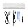 M.2 NVME SSD Enclosure SATA 10Gbps Plug and Play USB3.2 GEN2 SSD Enclosure for 2280 2260 2242 2230