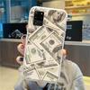 U.S. Dollar Money Phone Case For Samsung Galaxy S10 S21 S22 Plus Ultra A91 A51 A21S A12 Transparent Phone Cover