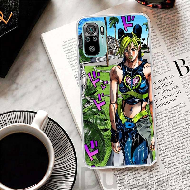 Чехол для телефона Xiaomi Redmi Note 14 13 12S 12 11 Pro Plus с Джолин Джостар из JoJo's Bizarre Adventure 11S 10S 10 11E 11T + 9S 9