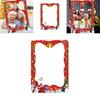 Christmas Party Photo Booth Props With Paper Frame For Adults And Kids Festive Decor