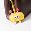 Imported Genuine Leather Cute Little Monster Bag Backpack Keychain Accessory Leather Charm