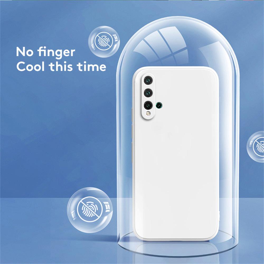 Чехол для телефона Huawei Nova 5T квадратный матовый силиконовый Nova5t Nova 5 T мягкие роскошные противоударные чехлы Funda