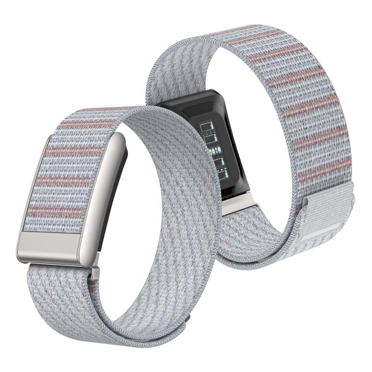Dual Color Nylon Hook and Loop Fastener Watch Band for WHOOP 5.0 Regular, Adjustable Replacement Strap