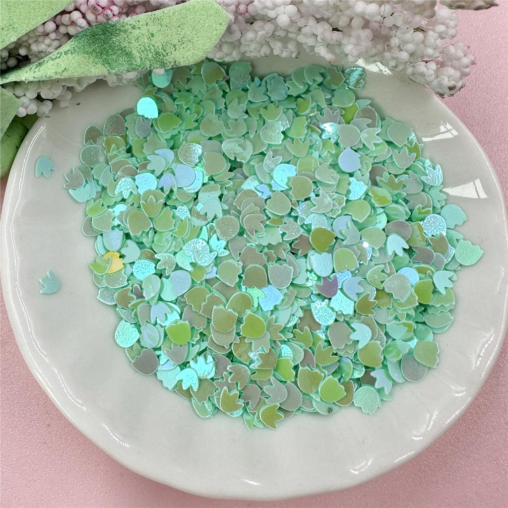 Hanmade Hollow Out Cute PVC Sequins Fashion 1000Pcs Resin Sequins Little Feet with 3.3*3.2mm DIY Acrylic Decorative Sequins