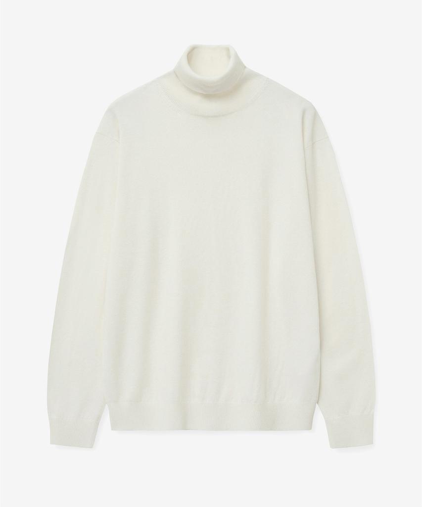 Кашемировый топ-водолазка Tienjiti (Кремовый цвет) Tnsw5F107Iv