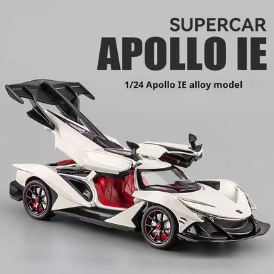Масштаб 1/24 Apollo IE Суперкар Сплав Лимузин Литая Модель Автомобиля Игрушка Звук Свет Оттянуть Ребенка Подарок на День Рождения Коллекция Домашний Декор
