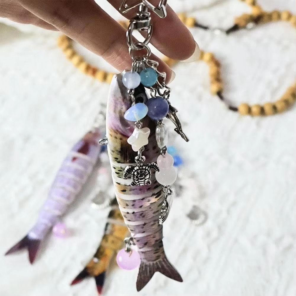 Phone Lanyard Handmade Fish Keychains High-precision Fish Bait Lanyard Jewelry Gift