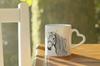 Azteca Horse - cup with a horse, a cute cup with a heart-shaped handle, a universal gift from the Art-Dog brand