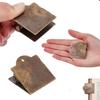 Vintage Blank Book Clip Antique Bronze Travelers Notebook Clips Document File Organizer Office