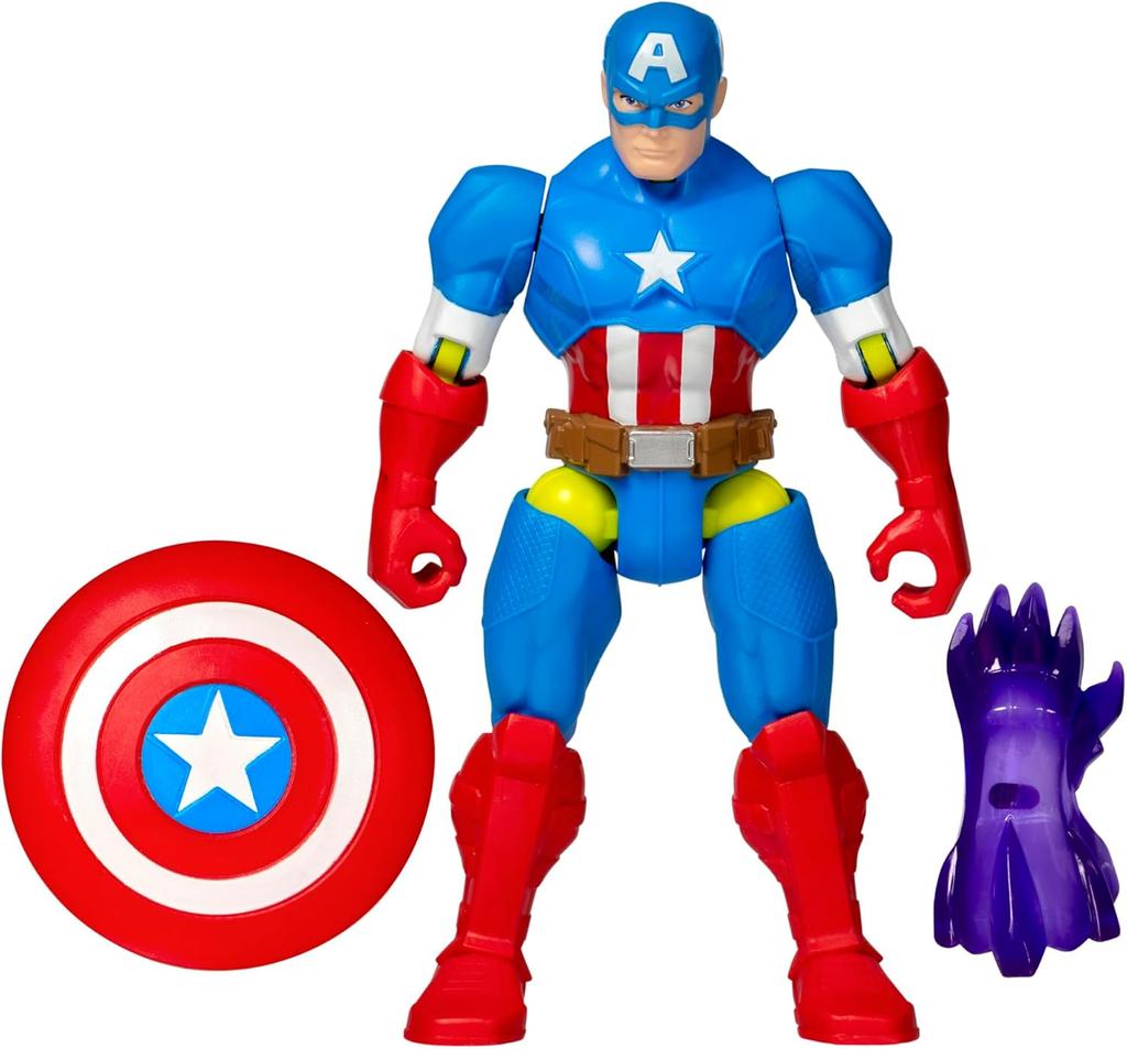 MixMashers Marvel Captain America Avengers Mix and Match Action Figure & Accessories