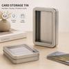 Portable Card Storage Tin Box Korean INS-Style Desktop Organizer Box  for Girls