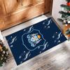 New South Wales Blues Rugby Printed Crystal Velvet Area Rug, Soft Anti-Slip Water Absorbent Floor Mat for Living Room Bedroom