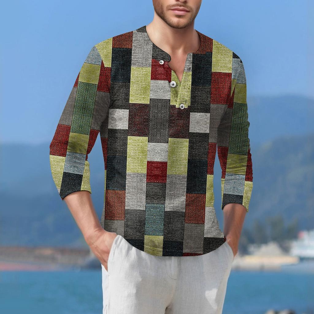 Мужская футболка уличная повседневная мода с длинными рукавами