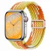 Совместимо с Apple Watch S10, iWatch 11, Xiaomi 9, Huawei; Нейлоновый ремешок с магнитной пряжкой "Радуга".