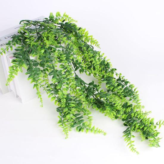 1 букет искусственных висячих растений без запаха, удобный на ощупь, зеленый, шикарный, с тонкой текстурой, искусственная лоза для использования в помещении